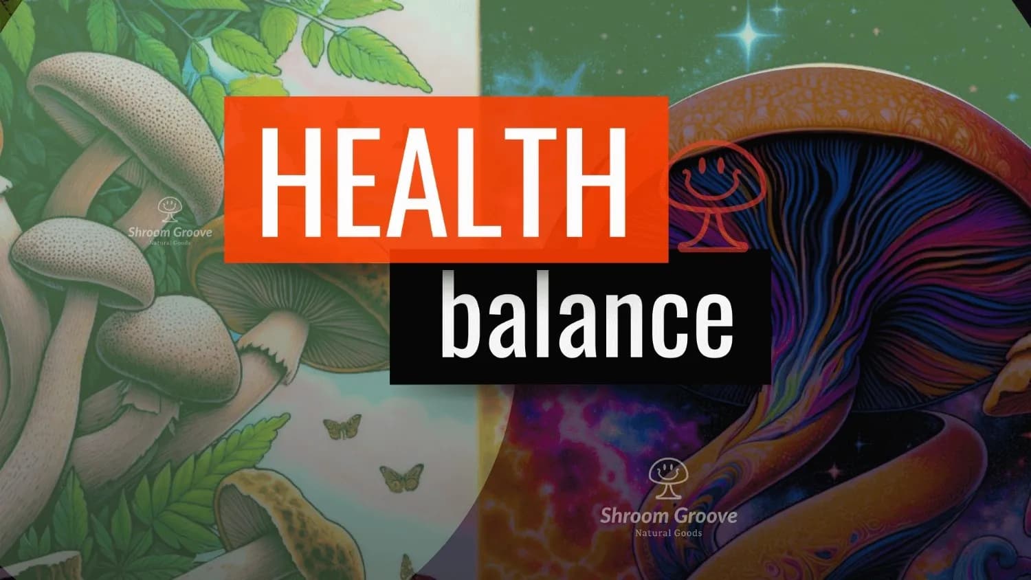Illustration Featuring Medicinal Mushrooms