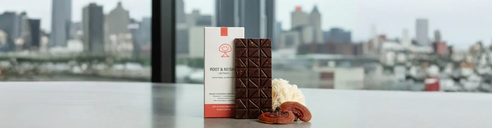 Healthy mushroom chocolate