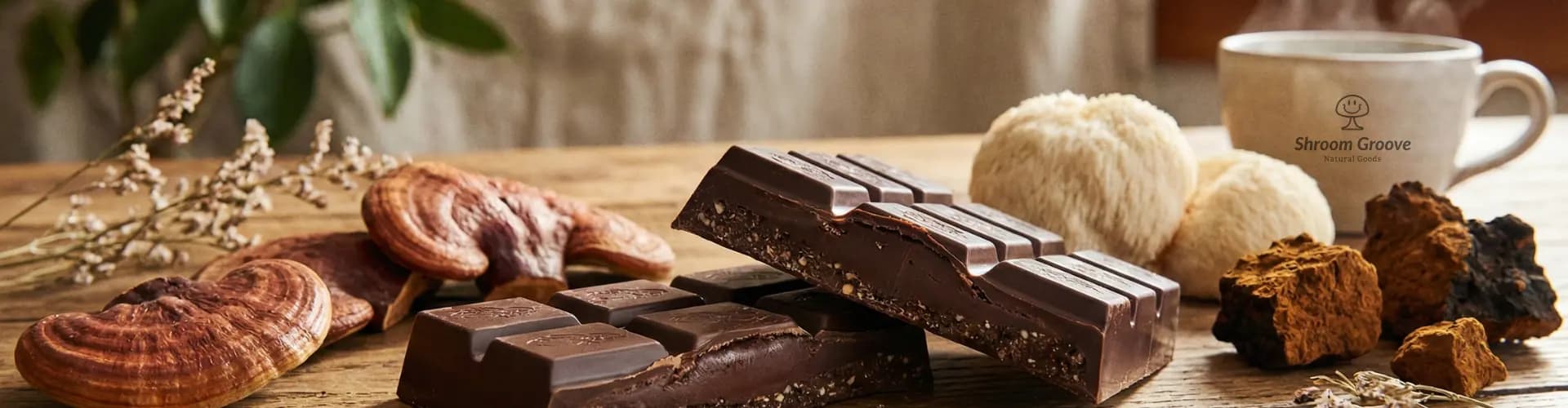 Mushroom Chocolate Bars